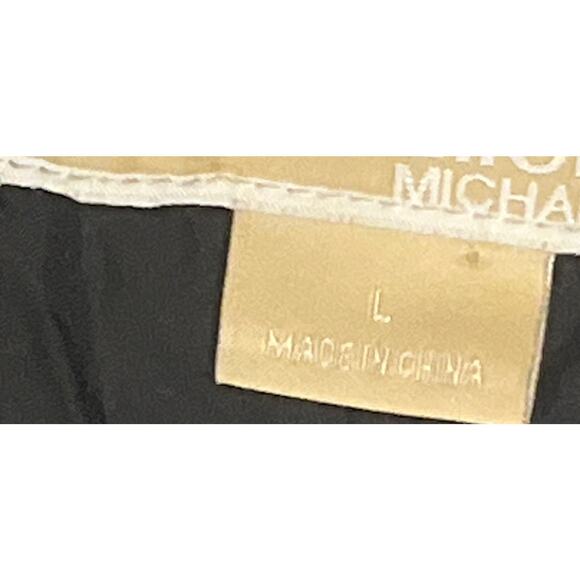 Michael Kors MK Winter Coat Faux Fur Trim Removable Hood Puffer Down Jacket - L - Picture 14 of 16